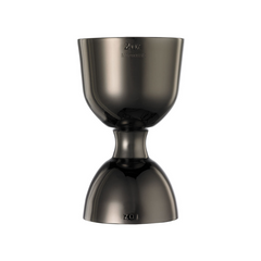 Barfly Heavy-Duty Gun Metal Black Straight Rim Bell Jigger 1oz & 2oz