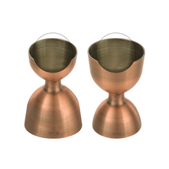 Barfly Heavy-Duty Antique Copper Straight Rim Bell Jigger 25ml/50ml