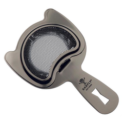 Barfly Fine Mesh Spring Bar Strainer Black