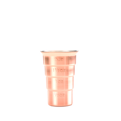Barfly Copper Stepped Jigger Without Handle 2oz
