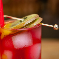 Gold Plated Ball Cocktail Picks