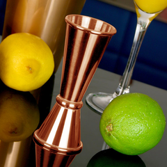 Urban Bar Copper Plated Ginza Jigger Measure