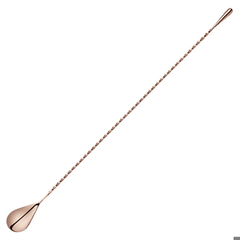 Urban Bar Copper Plated Teardrop Bar Spoon 400mm