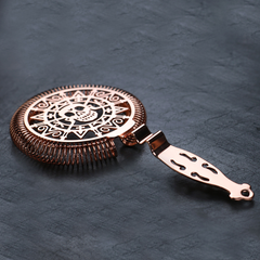 Beaumont Copper Plated Skull Strainer