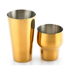 Barfly Gold 2-Piece Parisienne Cocktail Shaker 24oz / 700ml