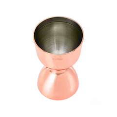 Barfly Heavy-Duty Copper Straight Rim Bell Jigger 1oz & 2oz