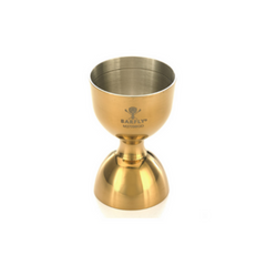 Barfly Heavy-Duty Gold Straight Rim Bell Jigger 25ml/50ml