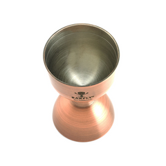 Barfly Heavy-Duty Antique Copper Straight Rim Bell Jigger 25ml/50ml