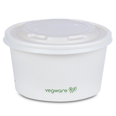 Compostable Lids for 12oz Soup Containers