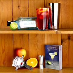Basic Cocktail Shaker Set with Cocktail Book
