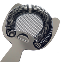 Barfly Fine Mesh Spring Bar Strainer Black