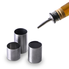 Stainless Steel Thimble Bar Measures 3 Piece Bundle Set