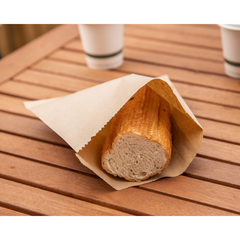 Recycled Kraft Flat Bag 7 x 7inch