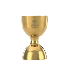 Barfly Heavy-Duty Gold Straight Rim Bell Jigger 25ml/50ml