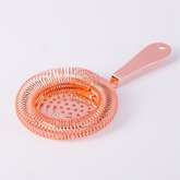 Copper Plated Sprung Julep Cocktail Strainer
