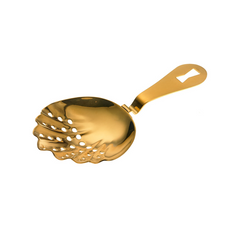 Barfly Gold Scalloped Julep Strainer