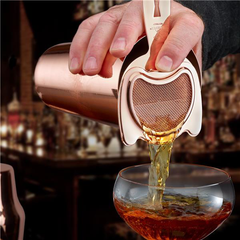 Barfly Fine Mesh Spring Bar Strainer Stainless Steel