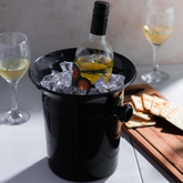Acrylic Wine & Champagne Bucket Black