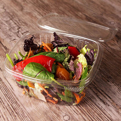 Disposable Hinged Salad Container 16oz / 450ml