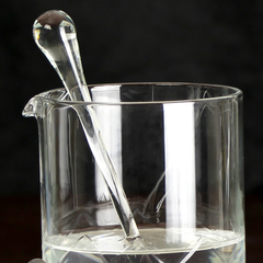 Glass Teardrop Martini Stirrers
