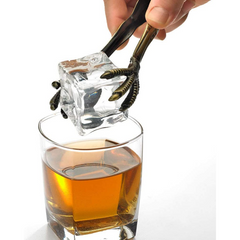 Barfly Antique Brass Talon Ice Tong 7.78inch