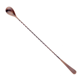 Barfly Diamond Lattice Japanese Style Bar Spoon Antique Copper 13.18inch / 33.5cm