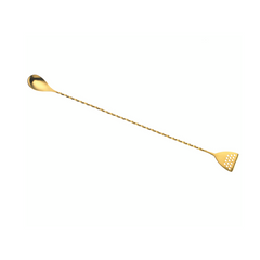 Barfly Gold Bar Spoon with Strainer End 15.75inch / 40cm