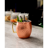 Barrel Copper Hammered Mug 19.25oz / 550ml