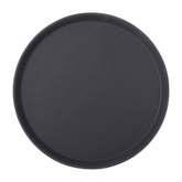 Black Non Slip Tray Round 14inch / 35.5cm