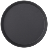 Black Non Slip Tray Round 16inch / 40.5cm