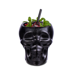 Cast Iron Effect Tiki Skull Mugs 14oz / 400ml