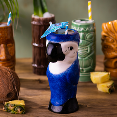 Ceramic Parrot Mug Blue 19.4oz / 550ml