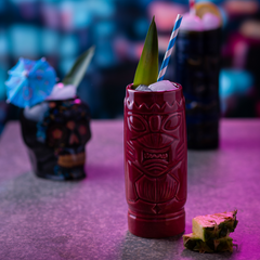 Ceramic Pink Tiki Mug 10.5oz / 300ml