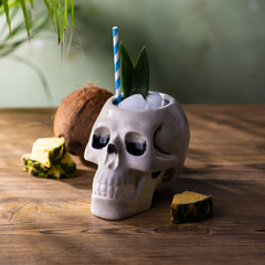 Ceramic Skull Tiki Mug 31oz / 895ml