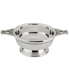 Chrome Plated Quaich Bowl 4.25inch