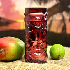 Coloured Glass Tiki Mugs 14oz / 400ml