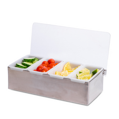 Condiment Dispenser 4 Compartment