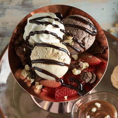 Copper Martini Glass 8.5oz / 240ml