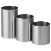 Stainless Steel Thimble Bar Measures 3 Piece Bundle Set