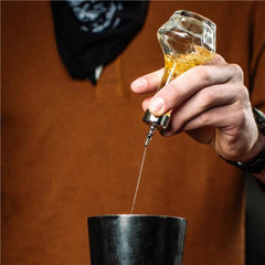 Barfly Threaded Glass Bitters Bottle Classic Design 1.7oz / 48.3ml