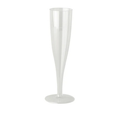 Displast Plastic Champagne Flutes 6oz/ 170ml