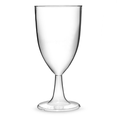 Disposable Tulip Wine Glasses 7.6oz LCE at 125ml & 175ml