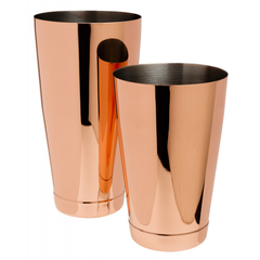 Copper Weighted Tin on Tin Cocktail Shaker