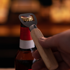 Wooden Handle Bottle Opener Oak