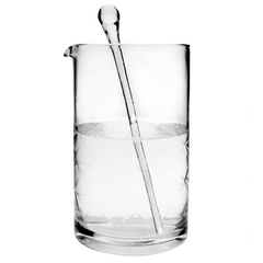 Glass Teardrop Martini Stirrers