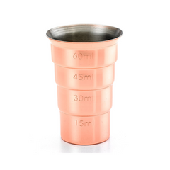 Barfly Copper Stepped Jigger Without Handle 2oz
