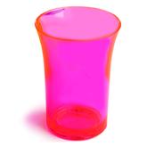 Econ Neon Red Polystyrene Shot Glasses CE 1.25oz / 35ml