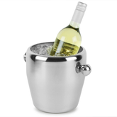 Elia Curved Wine Cooler- Mirrored chrome finish