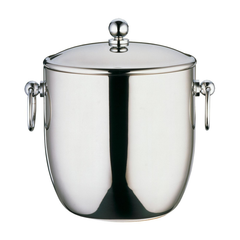 Elia Double Walled Curved Ice Pail with Ice Tongs 3ltr