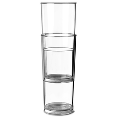 Elite In2stax Nucleated Polycarbonate Pint Tumblers CE 20oz / 568ml
